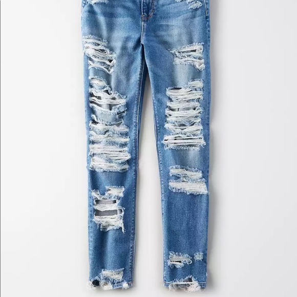 Ripped Mom Jeans - stretch - Picture 2 of 4